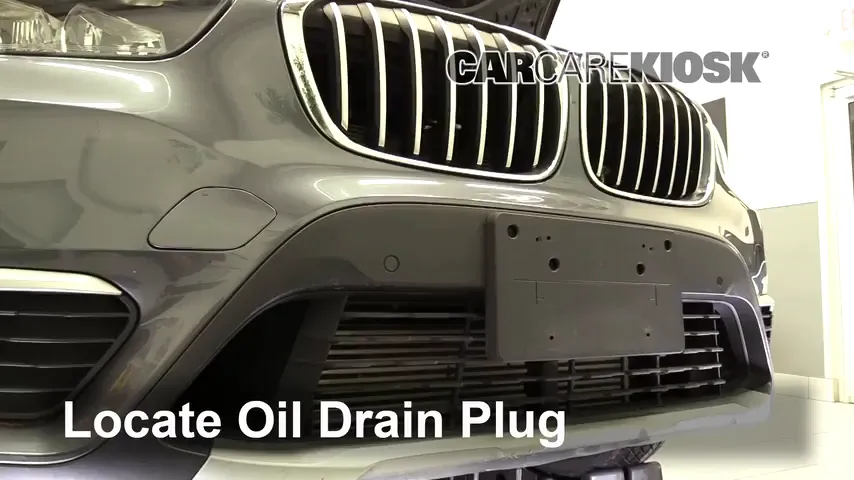 2017 BMW X1 sDrive28i 2.0L 4 Cyl. Turbo Huile Changer l'huile et le filtre à huile